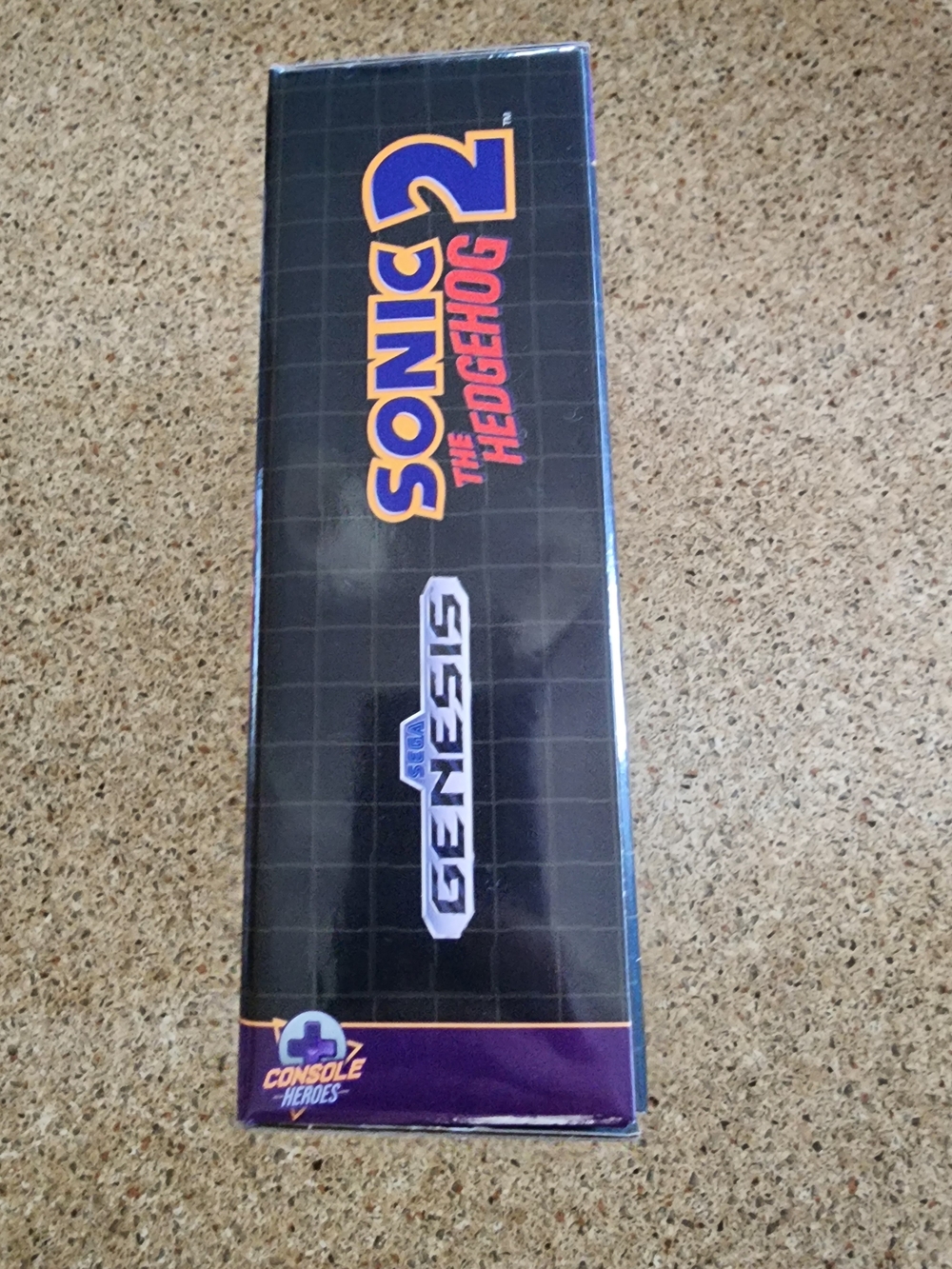 NEW Sonic the Hedgehog 2 Sega Genesis Box - Black & Purple